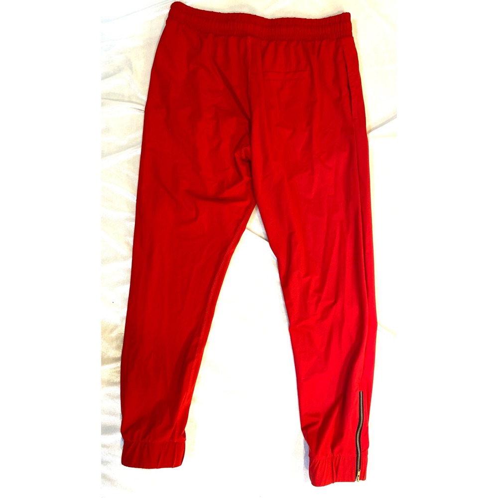 Zyia Joggers Active Red Everyday Peak Zipper Womens Small Drawstring Size S - Picture 7 of 11